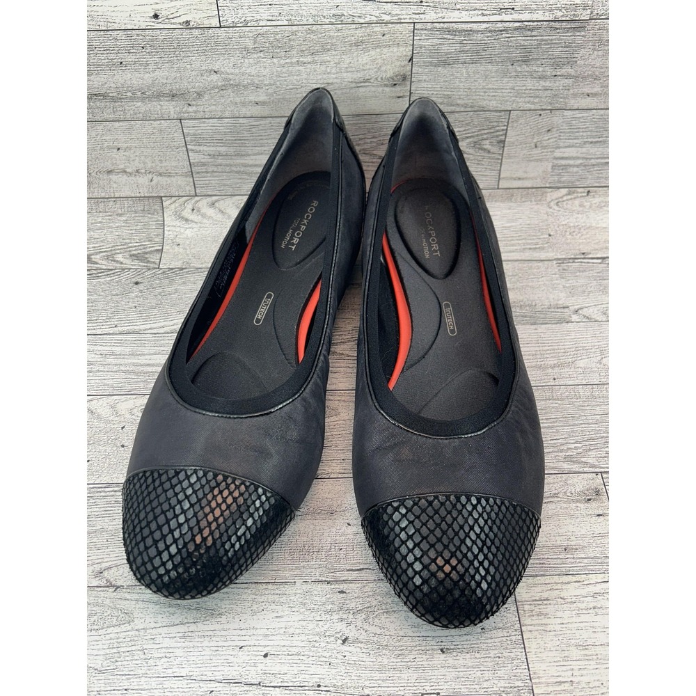 Rockport Total Motion Shoes Womens Size 11 Ballet Flats Leather truTECH Comfort‎